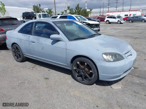 2001 Honda Civic EX with VIN 1HGEM22931L038194, listed as a IAAI auction lot 41916517 with 220,037 mi miles. Bid and sale history available at carsss.com. Image 1.