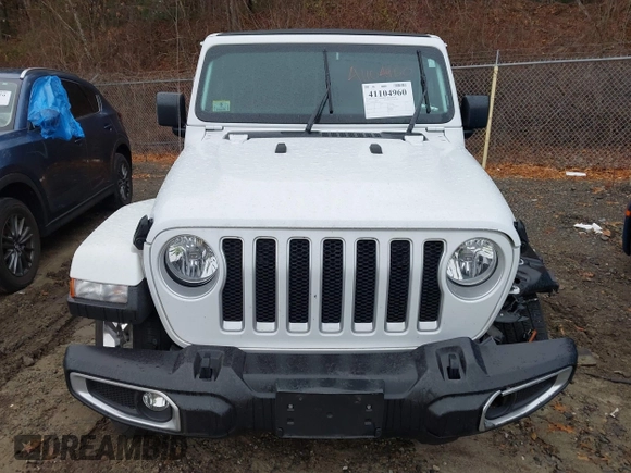2021 Jeep Wrangler Unlimited Sahara with VIN 1C4HJXEG6MW751752, listed as a IAAI auction lot 41104960 with 47,460 mi miles and . Bid and sale history available at DreamBid. Image 13.