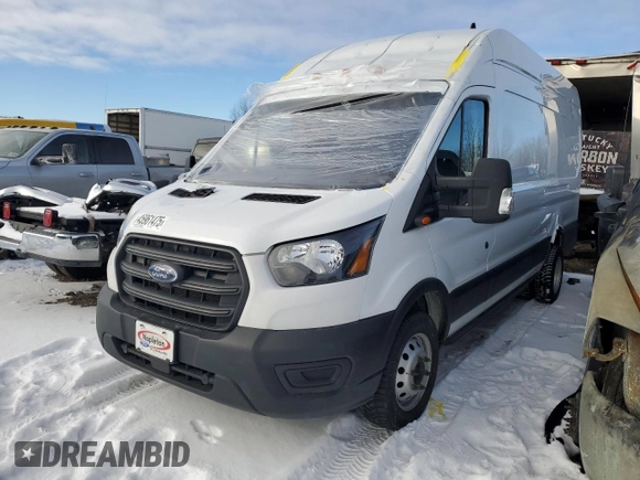 2020 Ford Transit Cargo with VIN 1FTBF4XG3LKB63896, listed as a Copart auction lot 45961475 with 106,734 mi miles and Salvage Title. Bid and sale history available at DreamBid. Image 1.