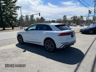 2020 Audi SQ8 z VIN WA1AWAF13LD022753, wystawiony jako Copart lot #58974665 z przebiegiem 84 872 mil mil oraz Tytuł czysty. Historia ofert i sprzedaży dostępna na DreamBid. Obrazek 3.