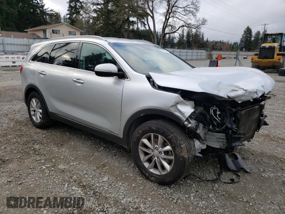 2017 Kia Sorento LX with VIN 5XYPGDA5XHG220425, listed as a Copart auction lot 47653075 with 191,170 mi miles and Salvage Title. Bid and sale history available at carsss.com. Image 4.