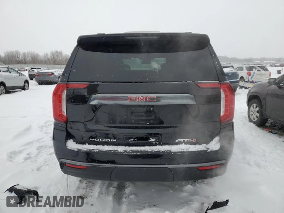 2023 GMC Yukon AT4 with VIN 1GKS2CKD4PR163281, listed as a Copart auction lot 44990525 with 54,966 mi miles and Salvage Title. Bid and sale history available at carsss.com. Image 6.