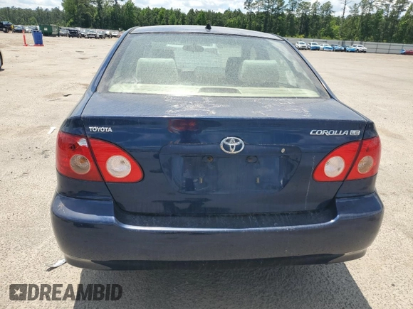 2007 Toyota Corolla CE with VIN JTDBR32E770102463, listed as a Copart auction lot 54536595 with 197,961 mi miles and Clean Title. Bid and sale history available at carsss.com. Image 6.