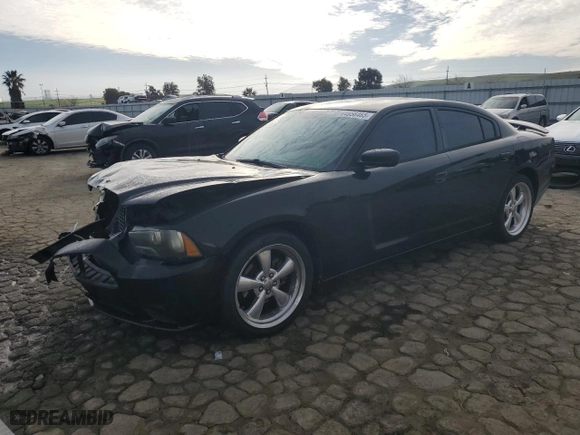 2013 Dodge Charger SXT Plus with VIN 2C3CDXHG8DH603344, listed as a Copart auction lot 44656465 with 121,322 mi miles and Salvage Title. Bid and sale history available at carsss.com. Image 1.