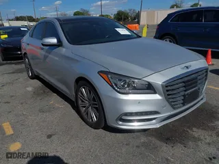 2018 Genesis G80 3.8L with VIN KMHGN4JE6JU230911, listed as a IAAI auction lot 41719560 with 112,265 mi miles. Bid and sale history available at carsss.com. Image 1.
