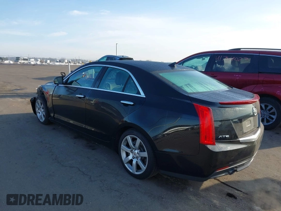 2014 Cadillac ATS Standard RWD with VIN 1G6AA5RA7E0100973, listed as a IAAI auction lot 41795657 with 93,807 mi miles and . Bid and sale history available at DreamBid. Image 3.