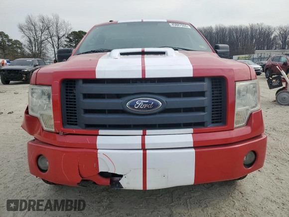 2009 Ford F-150 XL with VIN 1FTRF12W29KA68668, listed as a Copart auction lot 45887555 with 98,852 mi miles and Clean Title. Bid and sale history available at carsss.com. Image 5.