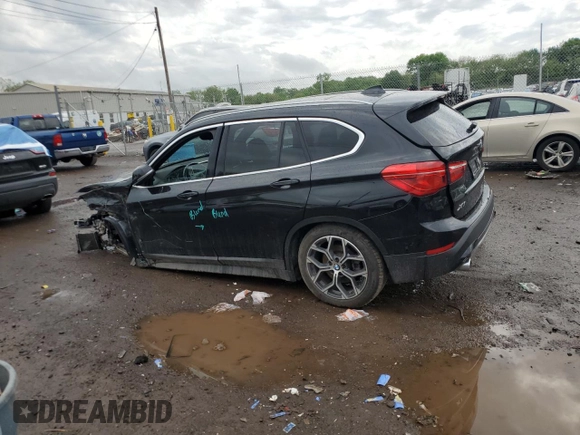 2021 BMW X1 xDrive28i with VIN WBXJG9C05M5T03982, listed as a Copart auction lot 55384025 with 24,309 mi miles and Salvage Title. Bid and sale history available at DreamBid. Image 2.