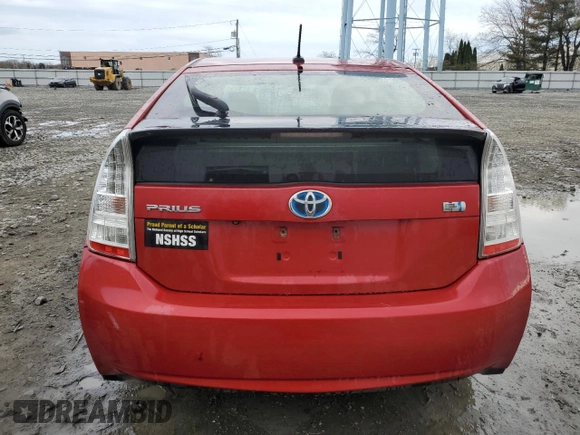 2010 Toyota Prius II with VIN JTDKN3DU4A5156684, listed as a Copart auction lot 51925955 with Not Provided miles and Salvage Title. Bid and sale history available at carsss.com. Image 6.