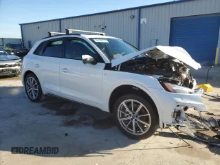 2022 Audi Q5 S line Prestige with VIN WA1F2AFY4N2022855, listed as a Copart auction lot 86198714 with 0 mi miles and Salvage Title. Bid and sale history available at carsss.com. Image 4.