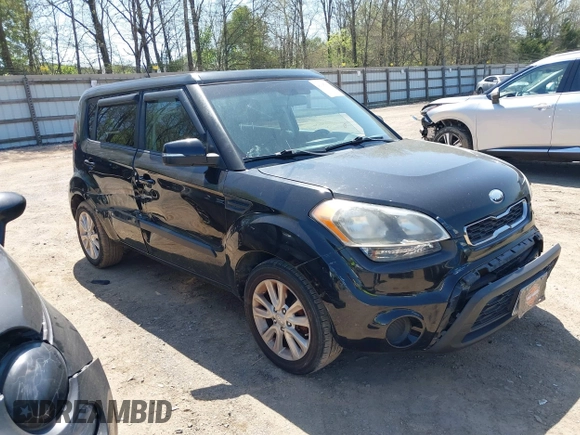 2013 Kia Soul + with VIN KNDJT2A68D7751533, listed as a IAAI auction lot 41995980 with 187,388 mi miles and . Bid and sale history available at DreamBid. Image 1.