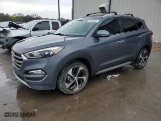 2017 Hyundai Tucson Value with VIN KM8J33A22HU367754, listed as a Copart auction lot 42009495 with 55,477 mi miles and Salvage Title. Bid and sale history available at carsss.com. Image 1.