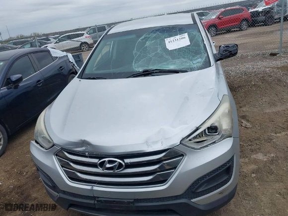 2016 Hyundai Santa Fe Sport with VIN 5XYZT3LB8GG317719, listed as a IAAI auction lot 41231206 with 168,096 mi miles. Bid and sale history available at carsss.com. Image 12.