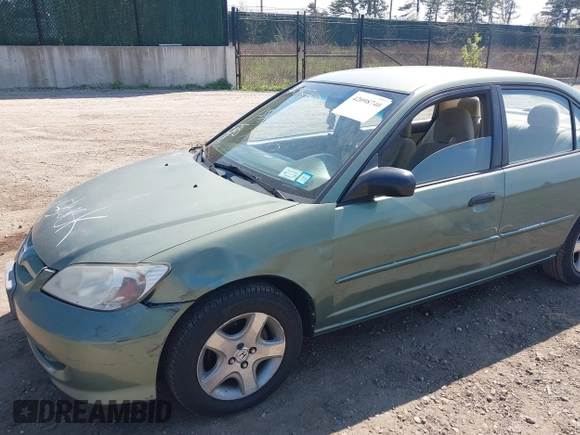 2004 Honda Civic LX with VIN 2HGES16574H501026, listed as a IAAI auction lot 42098740 with 144,915 mi miles. Bid and sale history available at carsss.com. Image 6.