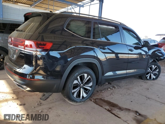 2024 Volkswagen Atlas SE with VIN 1V2LR2CAXRC577437, listed as a Copart auction lot 43693485 with 8,342 mi miles and Salvage title. Bid and sale history available at DreamBid. Image 3.