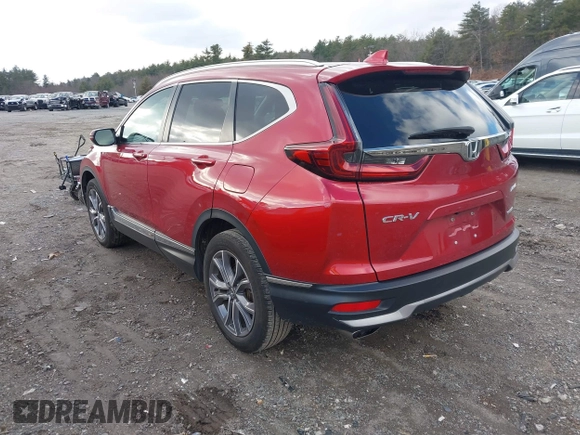 2022 Honda CR-V Touring with VIN 7FARW2H99NE025769, listed as a IAAI auction lot 41080781 with 41,278 mi miles. Bid and sale history available at carsss.com. Image 3.