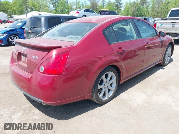 2008 Nissan Maxima 3.5 SL with VIN 1N4BA41E28C802427, listed as a IAAI auction lot 42097377 with 193,282 mi miles. Bid and sale history available at carsss.com. Image 4.
