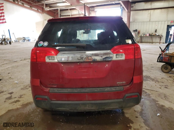 2015 GMC Terrain SLE with VIN 2GKFLVEK6F6306293, listed as a Copart auction lot 48242445 with 0 mi miles and Salvage Title. Bid and sale history available at carsss.com. Image 6.