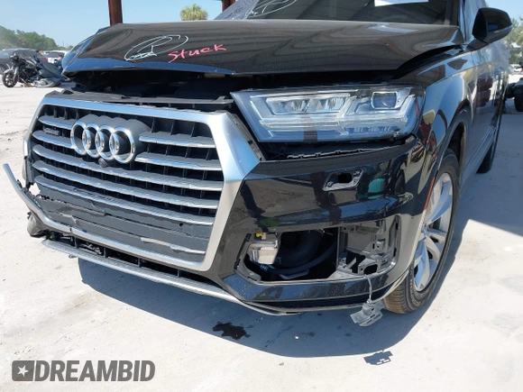 2017 Audi Q7 Premium Plus with VIN WA1LHAF75HD040203, listed as a IAAI auction lot 42064687 with 100,845 mi miles and . Bid and sale history available at DreamBid. Image 17.