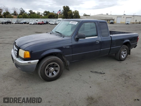2002 Ford Ranger XLT Appearance with VIN 1FTYR44E52PB47236, listed as a Copart auction lot 76606184 with 217,549 mi miles and Salvage Title. Bid and sale history available at carsss.com. Image 1.