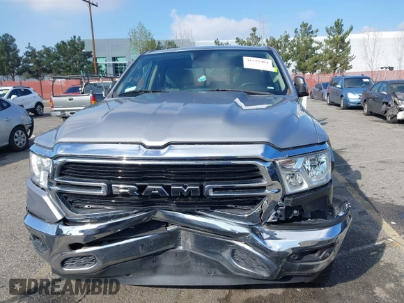 2020 Ram 1500 Big Horn with VIN 1C6RREBT9LN277777, listed as a IAAI auction lot 41725484 with 83,020 mi miles. Bid and sale history available at carsss.com. Image 13.