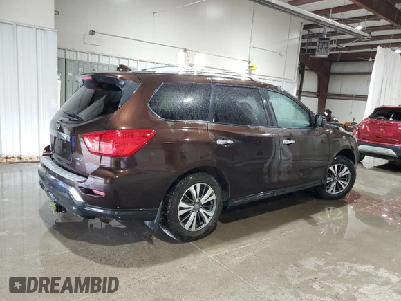 2020 Nissan Pathfinder SL with VIN 5N1DR2CM0LC639463, listed as a Copart auction lot 61338805 with 65,333 mi miles and Salvage title. Bid and sale history available at DreamBid. Image 3.