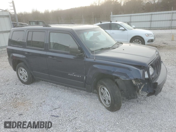 2016 Jeep Patriot Sport with VIN 1C4NJRBBXGD668977, listed as a Copart auction lot 47296975 with 151,476 mi miles and Clean Title. Bid and sale history available at carsss.com. Image 4.