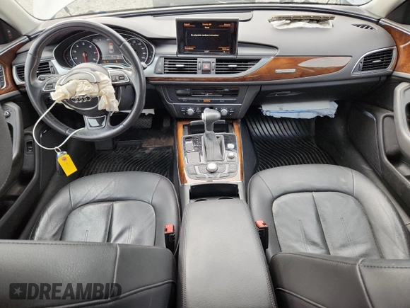 2015 Audi A6 Premium Plus with VIN WAUFGAFC7FN010515, listed as a Copart auction lot 61332435 with 169,121 mi miles and Clean title. Bid and sale history available at DreamBid. Image 8.