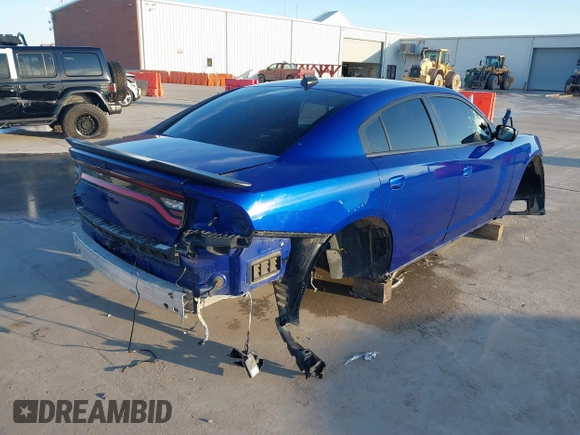 2019 Dodge Charger Scat Pack with VIN 2C3CDXGJ9KH736009, listed as a IAAI auction lot 41387223 with Not Provided miles and . Bid and sale history available at DreamBid. Image 4.