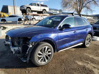2021 Audi Q5 Premium z VIN WA1AAAFY9M2010860, wystawiony jako Copart lot #88469215 z przebiegiem 32 943 mil mil oraz Szkoda całkowita • Salvage title. Historia ofert i sprzedaży dostępna na DreamBid. Obrazek 1.