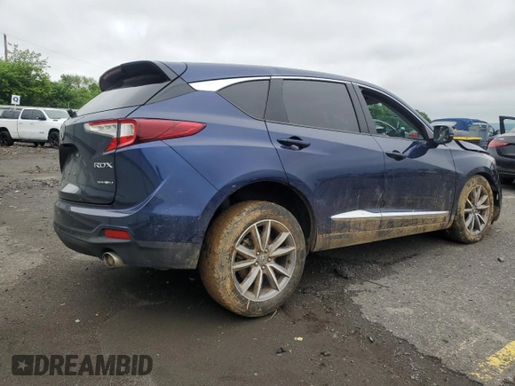 2021 Acura RDX Technology with VIN 5J8TC2H55ML015938, listed as a Copart auction lot 61309105 with Not provided miles and Salvage title. Bid and sale history available at DreamBid. Image 3.