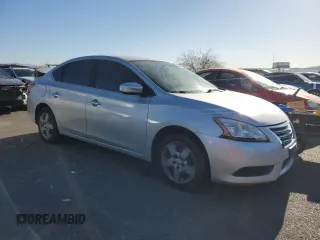 2014 Nissan Sentra SV with VIN 3N1AB7AP4EY234662, listed as a Copart auction lot 84711994 with 113,733 mi miles and Salvage Title. Bid and sale history available at DreamBid. Image 4.