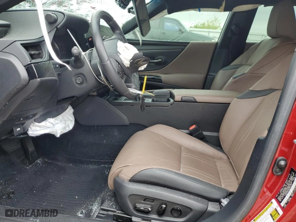 2022 Lexus ES with VIN 58AEZ1B13NU122203, listed as a Copart auction lot 50375985 with 7,127 mi miles and Salvage Title. Bid and sale history available at carsss.com. Image 7.