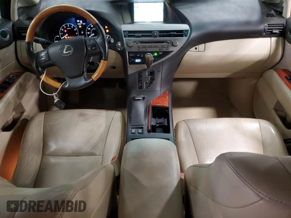 2011 Lexus RX 350 with VIN 2T2BK1BA6BC102910, listed as a Copart auction lot 60153935 with 132,626 mi miles and Salvage title. Bid and sale history available at DreamBid. Image 8.