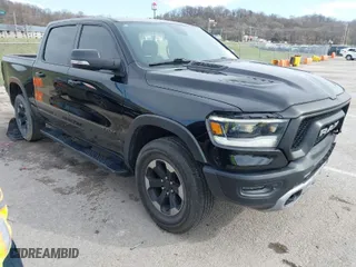 2019 Ram 1500 Sport with VIN 1C6SRFLT9KN690335, listed as a IAAI auction lot 41801354 with 91,328 mi miles. Bid and sale history available at carsss.com. Image 1.
