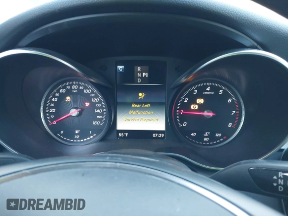 2017 Mercedes-Benz C 300 with VIN 55SWF4JB0HU230004, listed as a IAAI auction lot 41885609 with 45,289 mi miles and . Bid and sale history available at carsss.com. Image 7.