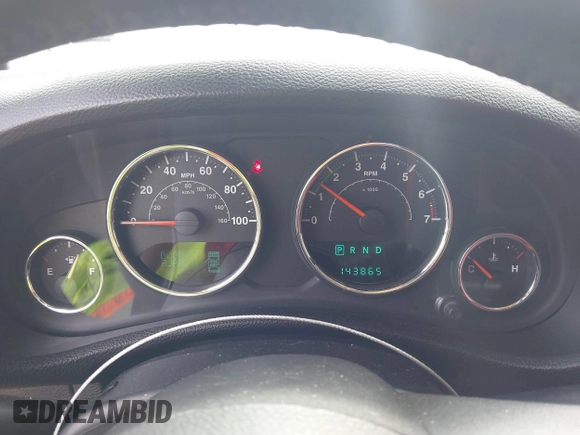 2013 Jeep Wrangler Unlimited Sport with VIN 1C4BJWDG4DL599151, listed as a IAAI auction lot 42212831 with 143,865 mi miles and . Bid and sale history available at DreamBid. Image 7.
