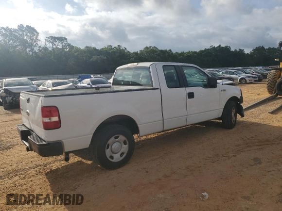 2008 Ford F-150 STX with VIN 1FTRX12W98FA48602, listed as a Copart auction lot 54356605 with 132,782 mi miles and Clean title. Bid and sale history available at DreamBid. Image 3.