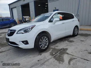 2020 Buick Envision Essence with VIN LRBFXCSA1LD226458, listed as a Copart auction lot 46991465 with 91,595 mi miles and Salvage Title. Bid and sale history available at carsss.com. Image 1.