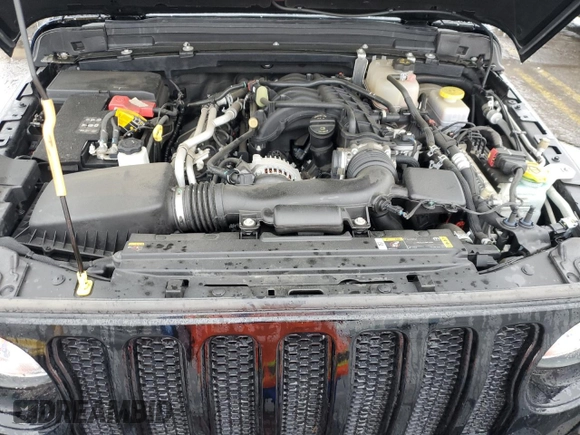 2022 Jeep Wrangler Unlimited Sahara with VIN 1C4HJXEGXNW211886, listed as a Copart auction lot 54877645 with 64,815 mi miles and Salvage title. Bid and sale history available at DreamBid. Image 12.