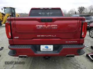 2020 GMC Sierra 1500 Denali with VIN 1GTU9FEL4LZ330883, listed as a Copart auction lot 44395445 with 25,922 mi miles and Salvage Title. Bid and sale history available at DreamBid. Image 6.