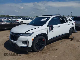 2023 Chevrolet Traverse Premier with VIN 1GNERKKW1PJ309268, listed as a IAAI auction lot 41995379 with 30,294 mi miles and . Bid and sale history available at DreamBid. Image 2.