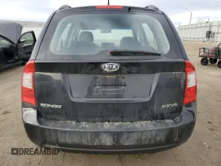 2008 Kia Rondo LX with VIN KNAFG526587200683, listed as a Copart auction lot 52042095 with 207,574 mi miles and Salvage Title. Bid and sale history available at carsss.com. Image 6.