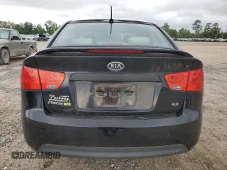 2012 Kia Forte EX with VIN KNAFU4A29C5597563, listed as a Copart auction lot 69807704 with 98,267 mi miles and Salvage Title. Bid and sale history available at carsss.com. Image 6.