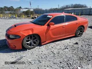2018 Dodge Charger SXT Plus with VIN 2C3CDXHG9JH325579, listed as a Copart auction lot 46417395 with 101,430 mi miles and Salvage Title. Bid and sale history available at carsss.com. Image 1.