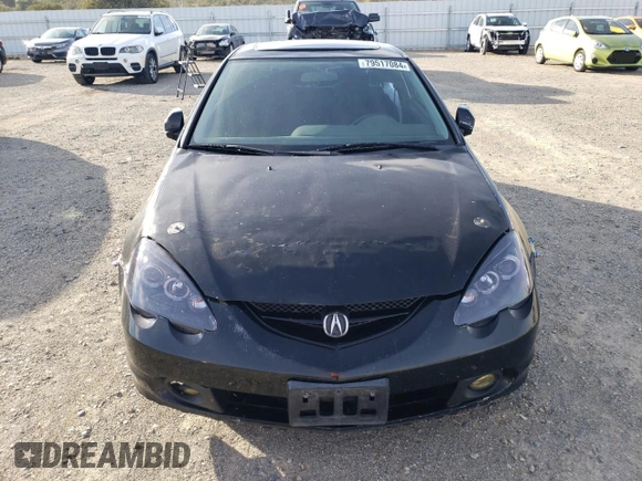 2003 Acura RSX with VIN JH4DC53813C002834, listed as a Copart auction lot 79517084 with 225,002 mi miles and Salvage Title. Bid and sale history available at carsss.com. Image 5.
