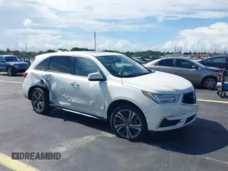 2019 Acura MDX Technology with VIN 5J8YD4H54KL013450, listed as a IAAI auction lot 42742257 with 90,282 mi miles and . Bid and sale history available at DreamBid. Image 1.
