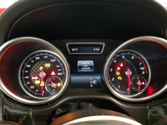 2017 Mercedes-Benz GLE 43 AMG с VIN 4JGDA6EBXHA972119, выставлен на аукционе Copart как лот 83343294 с пробегом 107 476 миль миль и Списание • Salvage title. История ставок и продаж доступна на DreamBid. Изображение 9.