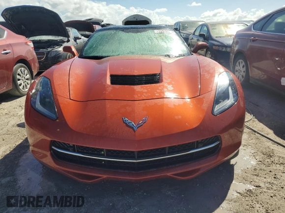 2016 Chevrolet Corvette 2LT with VIN 1G1YD2D78G5102243, listed as a Copart auction lot 76972324 with 0 mi miles and Non Repairable. Bid and sale history available at carsss.com. Image 5.