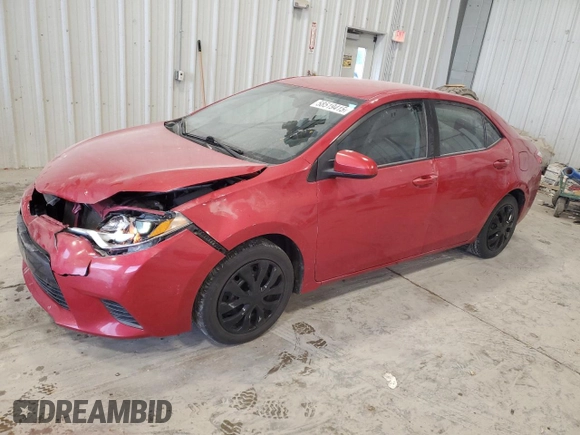 2016 Toyota Corolla L z VIN 2T1BURHE1GC688401, wystawiony jako Copart lot #58519415 z przebiegiem 117 667 mil mil oraz Nie do naprawy • Non repairable. Historia ofert i sprzedaży dostępna na DreamBid. Obrazek 1.